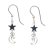 Silver Forest Celestial Cascade Silver Metal Drop Earrings