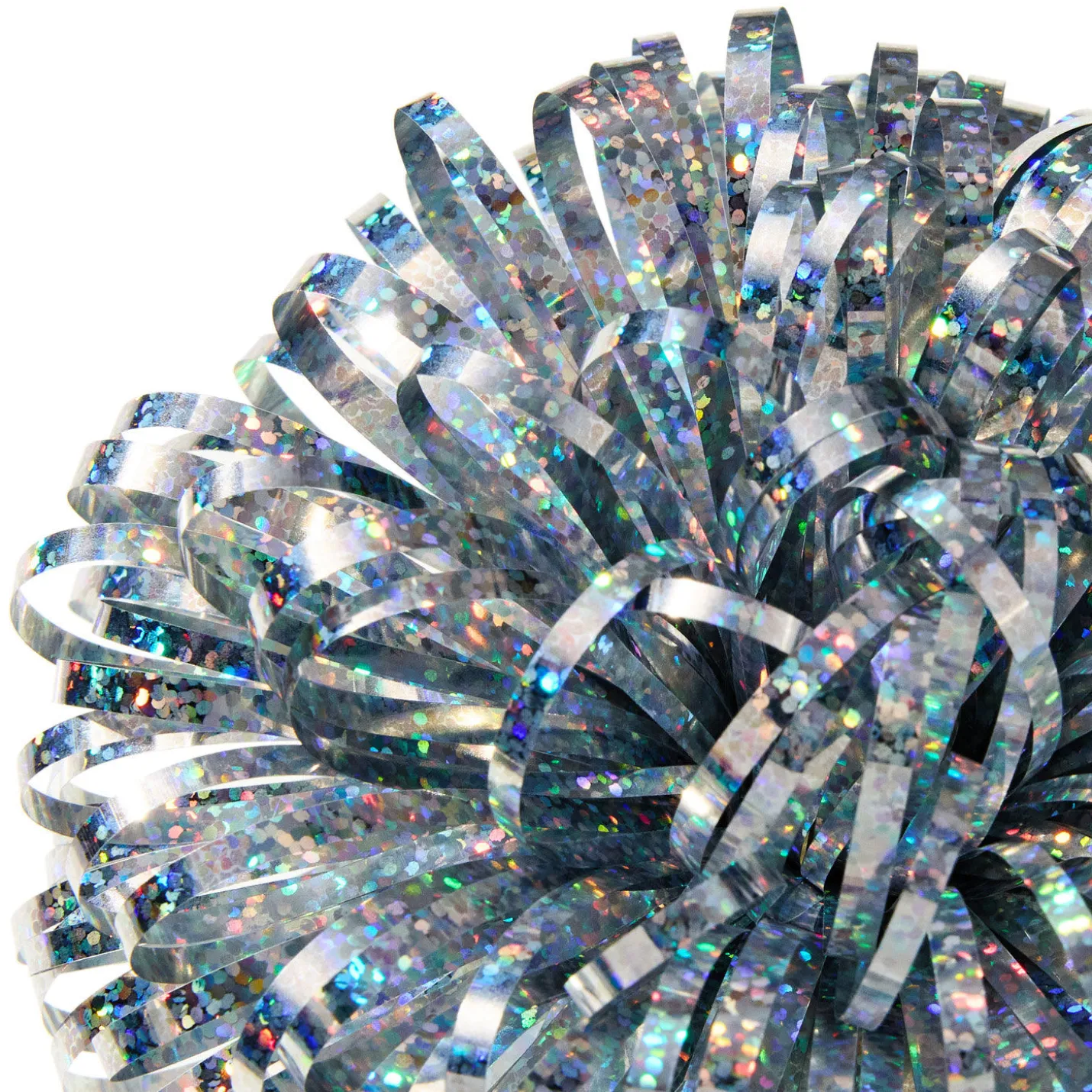 5" Silver Holographic Gift Bow