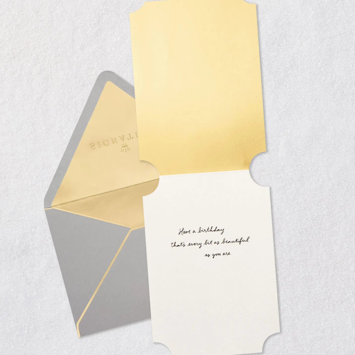Simply Gorgeous Fashionable Ensemble Birthday Card for Her