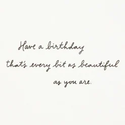 Simply Gorgeous Fashionable Ensemble Birthday Card for Her