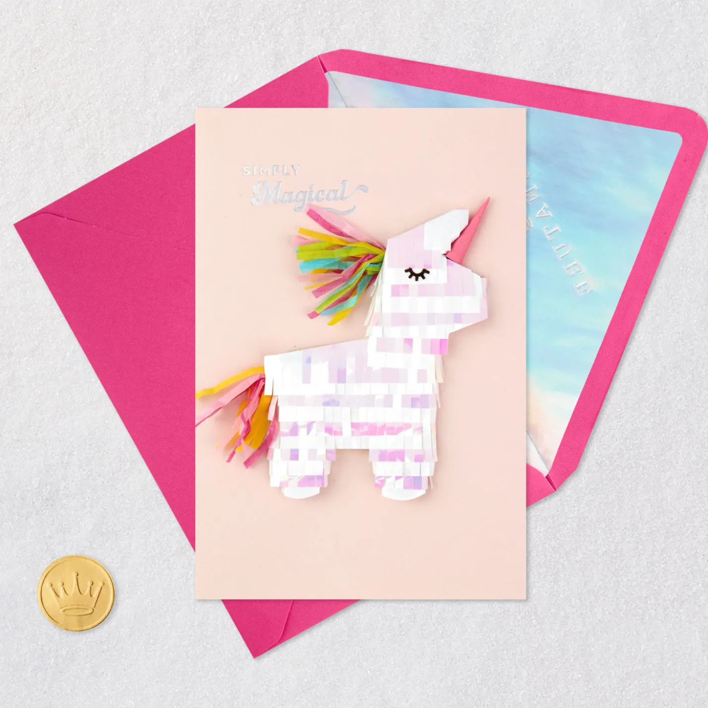 Simply Magical Unicorn Birthday Card