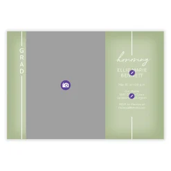 Simply Sage Graduation Invitation