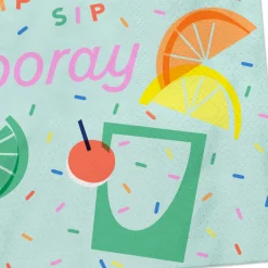 Sip Sip Hooray Cocktail Napkins, Pack of 20