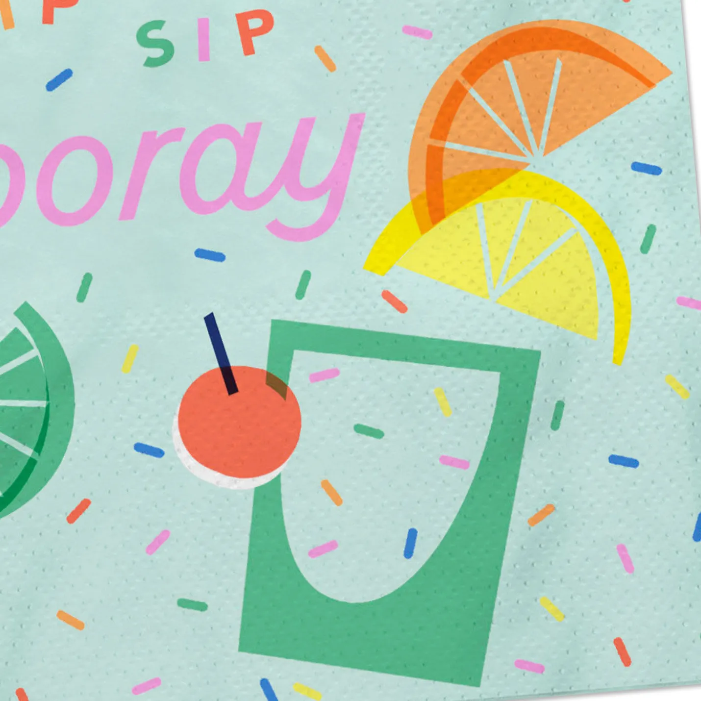 Sip Sip Hooray Cocktail Napkins, Pack of 20