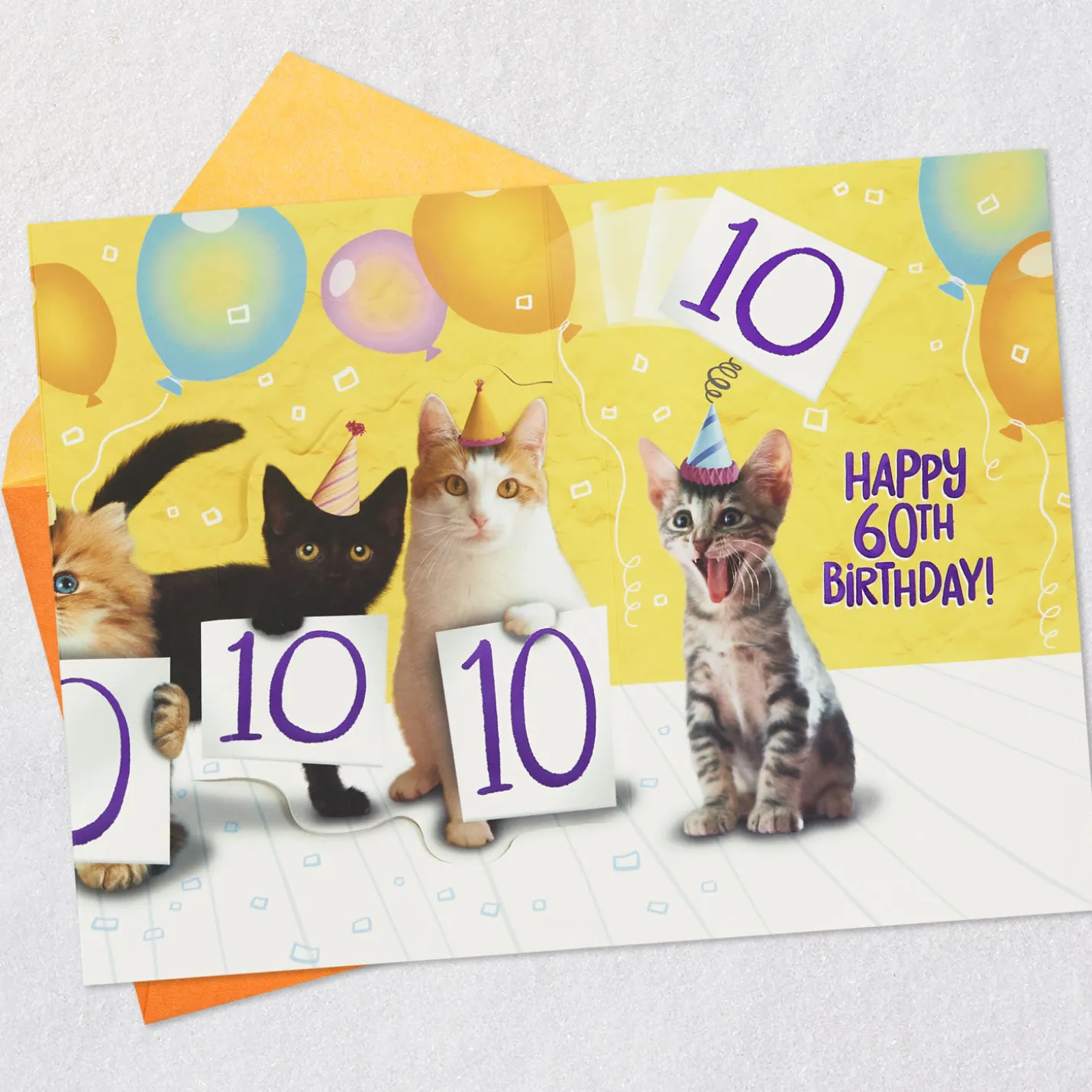 Six Perfect 10s Funny 60th Birthday Card