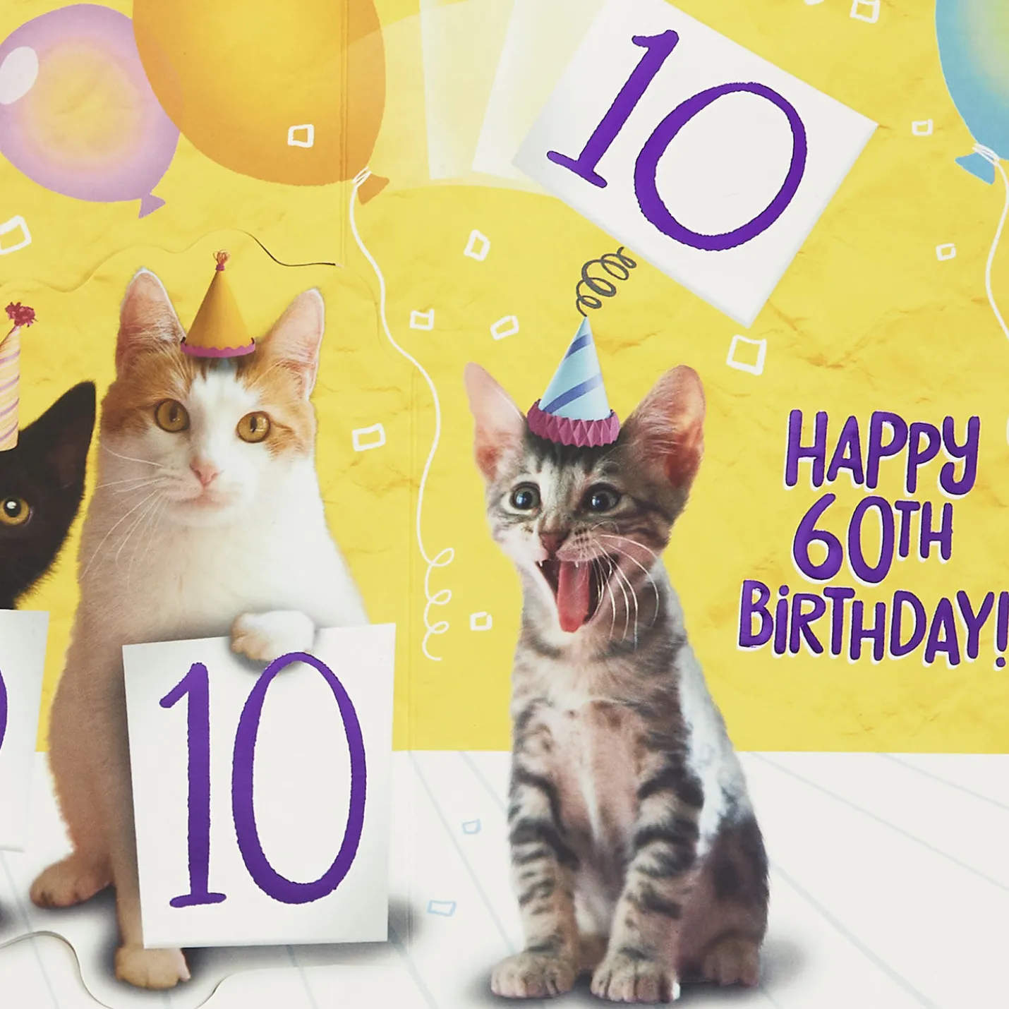 Six Perfect 10s Funny 60th Birthday Card