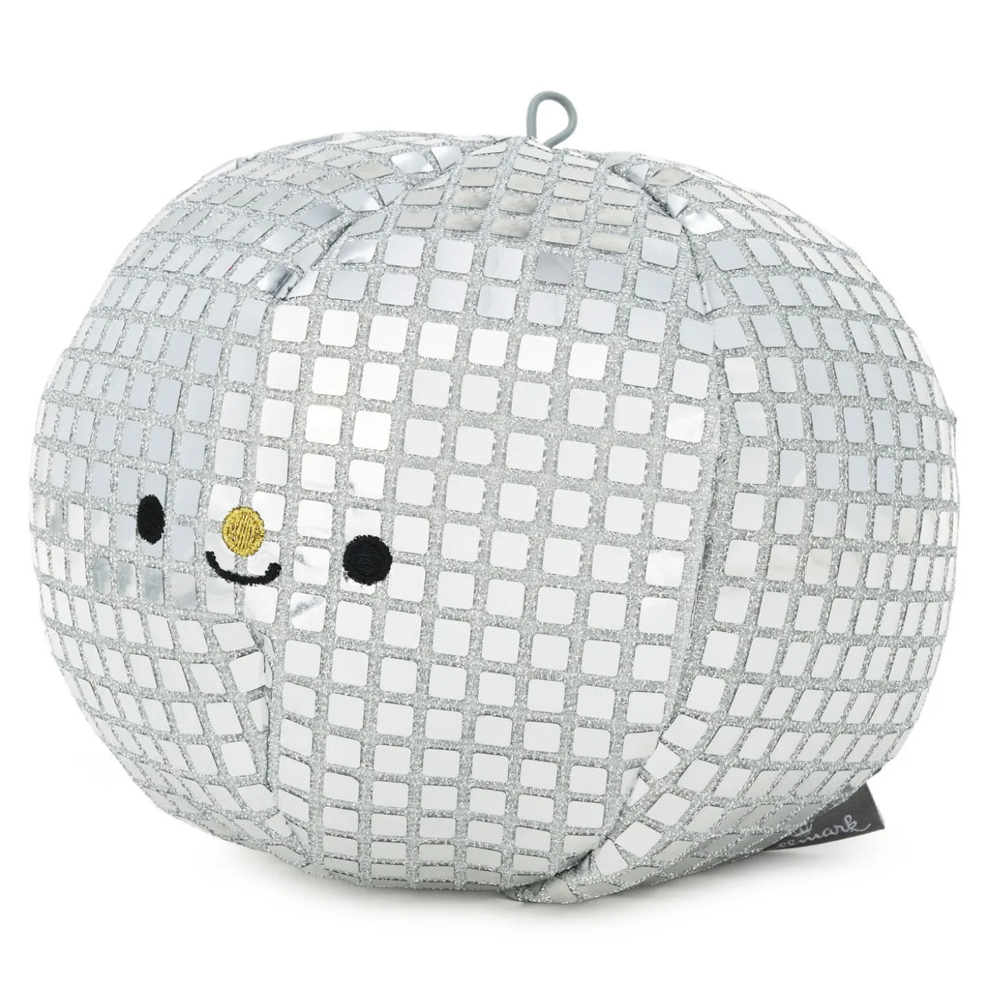 Small Disco Ball Plush With Sound, 6"