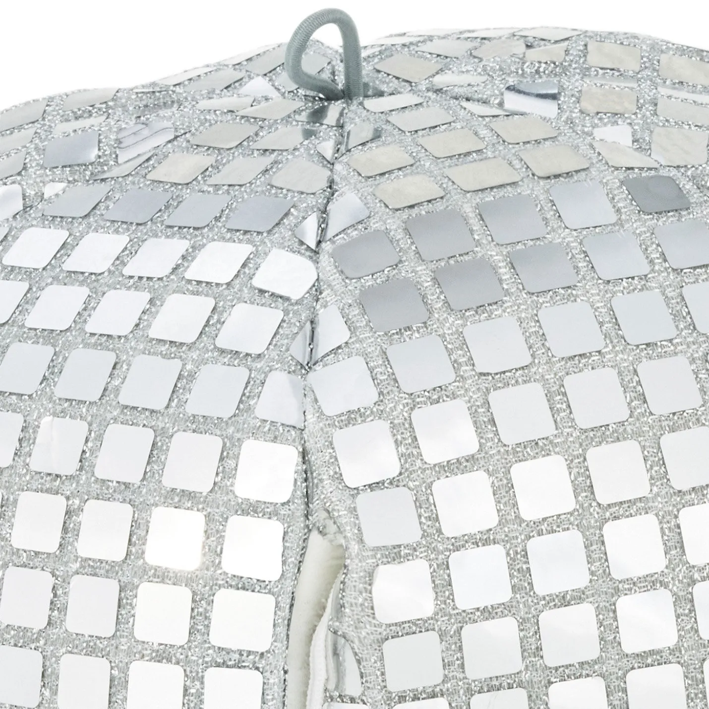 Small Disco Ball Plush With Sound, 6"