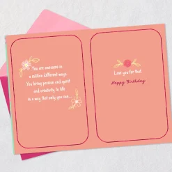 Smart and Strong Birthday Card for Daughter