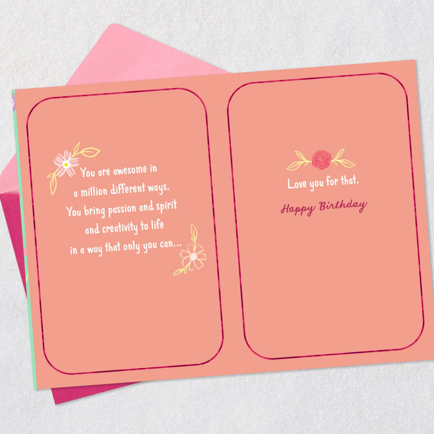 Smart and Strong Birthday Card for Daughter