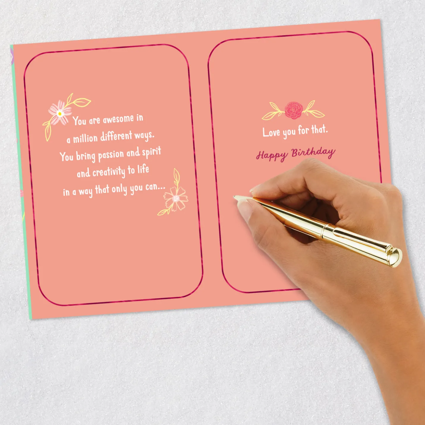 Smart and Strong Birthday Card for Daughter