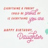 Smart, Kind, Bold, Brave Birthday Card for Daughter