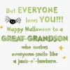 Smile Like a Jack-o'-Lantern Halloween Card for Great-Grandson