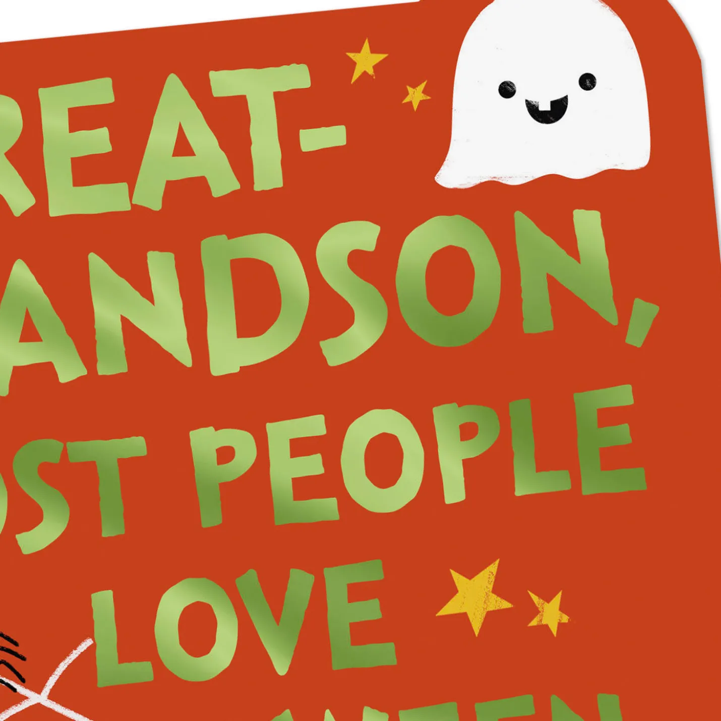 Smile Like a Jack-o'-Lantern Halloween Card for Great-Grandson