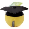 Smiley Face in Grad Cap Plush Gift Card Holder