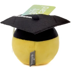 Smiley Face in Grad Cap Plush Gift Card Holder