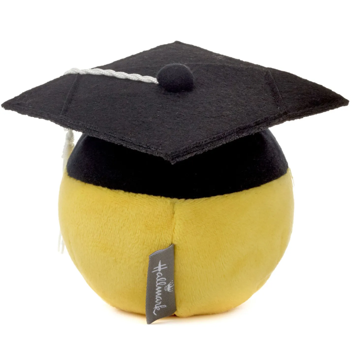 Smiley Face in Grad Cap Plush Gift Card Holder