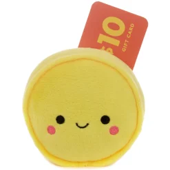 Smiley Face Plush Gift Card Holder