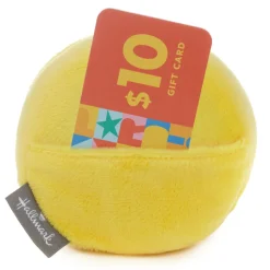 Smiley Face Plush Gift Card Holder