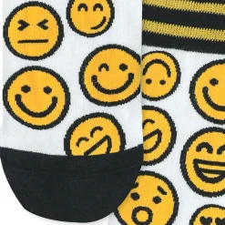 Smiley Faces Novelty Crew Socks