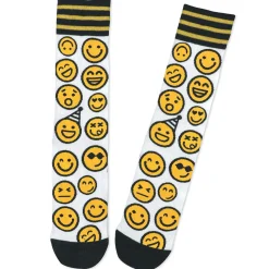 Smiley Faces Novelty Crew Socks