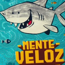 Smiling Shark Spanish-Language Birthday Card for Him