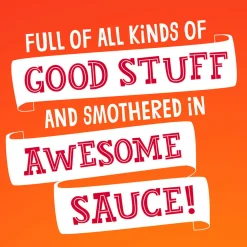 Smothered in Awesome Sauce Funny Birthday Card