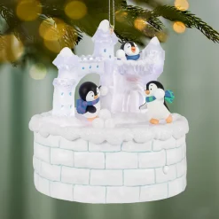 Snowball Fun Musical Ornament With Light and Motion