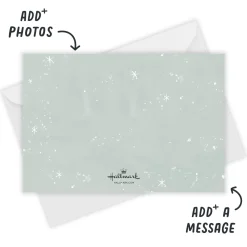 Snowy Cheer Flat Holiday Photo Card
