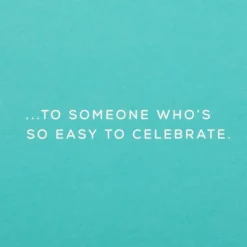 So Easy to Celebrate Birthday Card