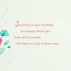 So Grateful to Have You in Our Lives Birthday Card