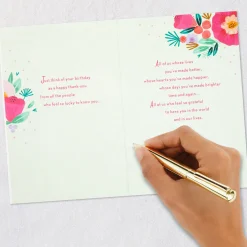 So Grateful to Have You in Our Lives Birthday Card