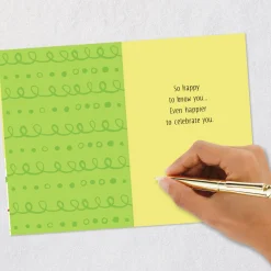 So Happy to Celebrate You Birthday Card