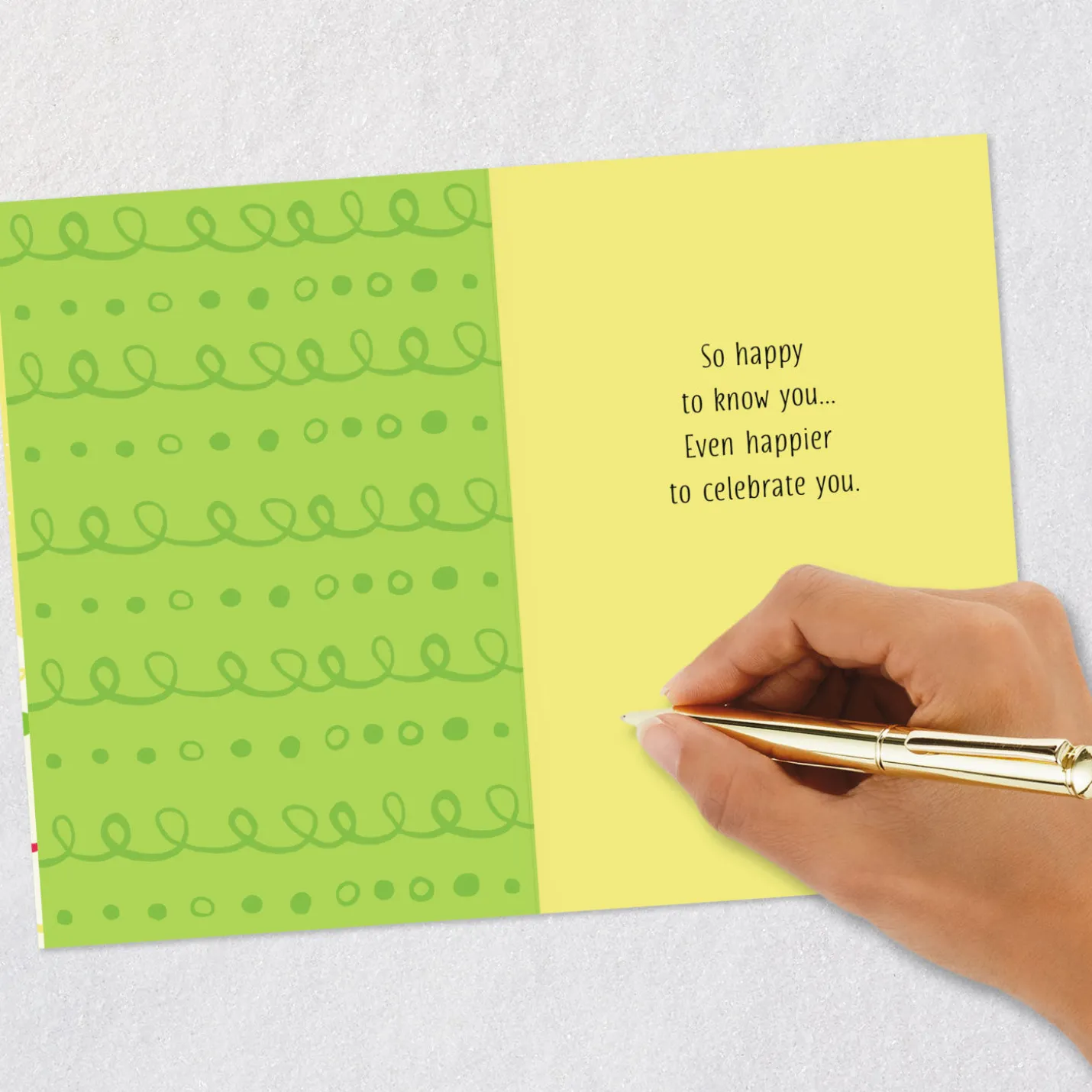 So Happy to Celebrate You Birthday Card