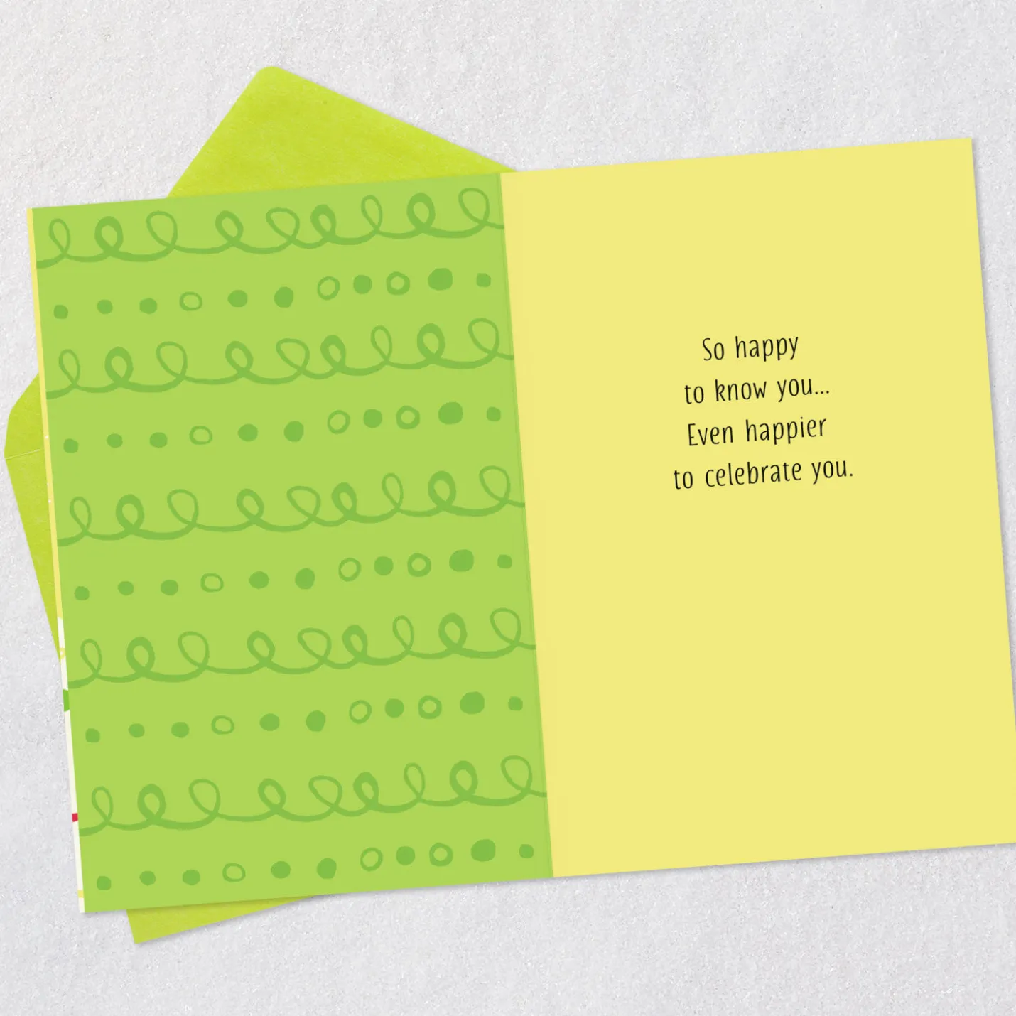 So Happy to Celebrate You Birthday Card