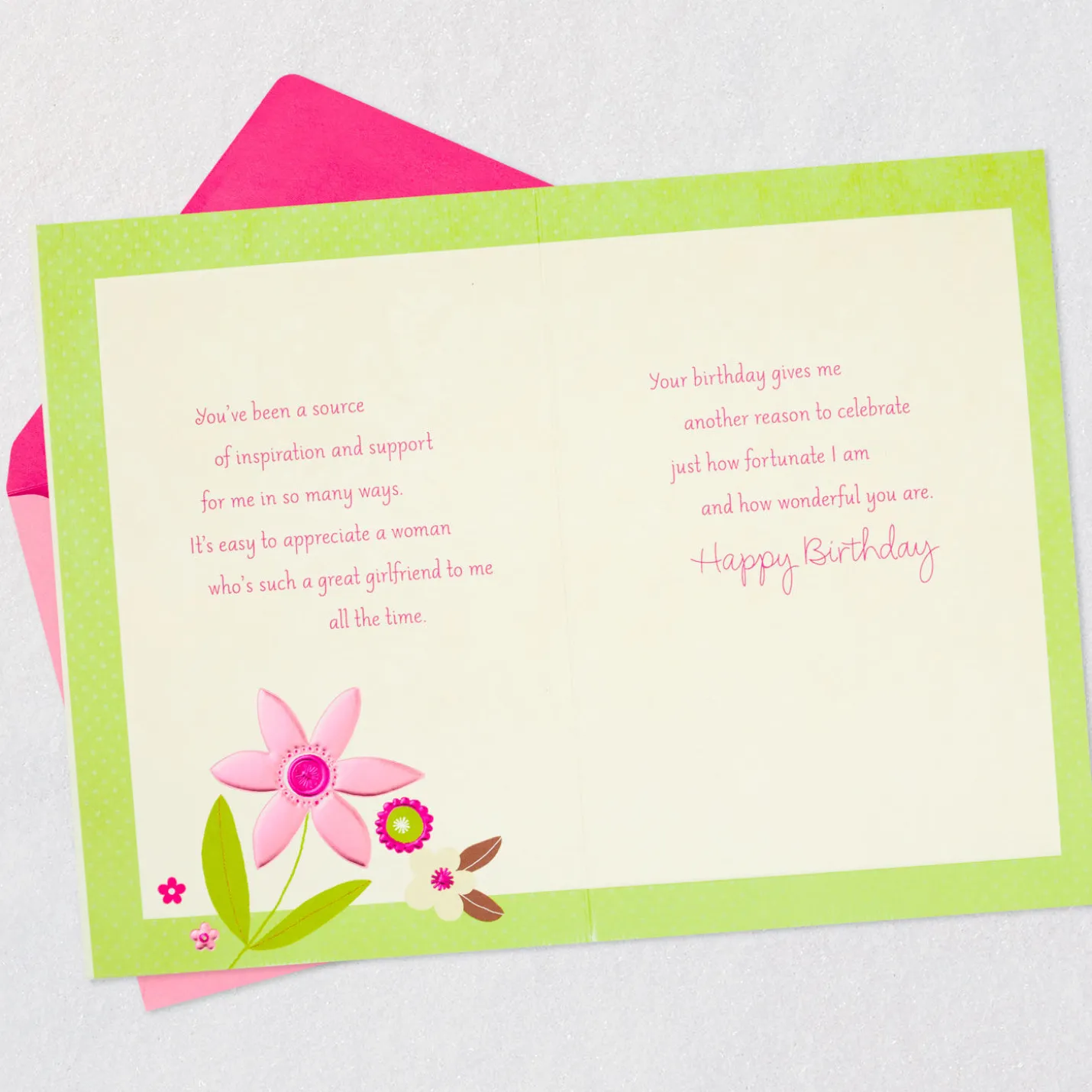 So Lucky to Have a Friend Like You Birthday Card for Her