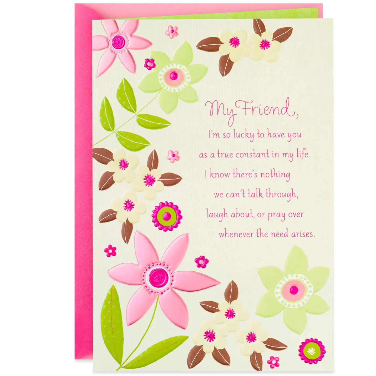 So Lucky to Have a Friend Like You Birthday Card for Her