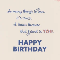 So Many Things to Love About You Birthday Card for Friend