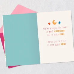 So Much Cuteness and Fun 1st Birthday Card for Great-Granddaughter