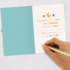 So Much Cuteness and Fun 1st Birthday Card for Great-Granddaughter