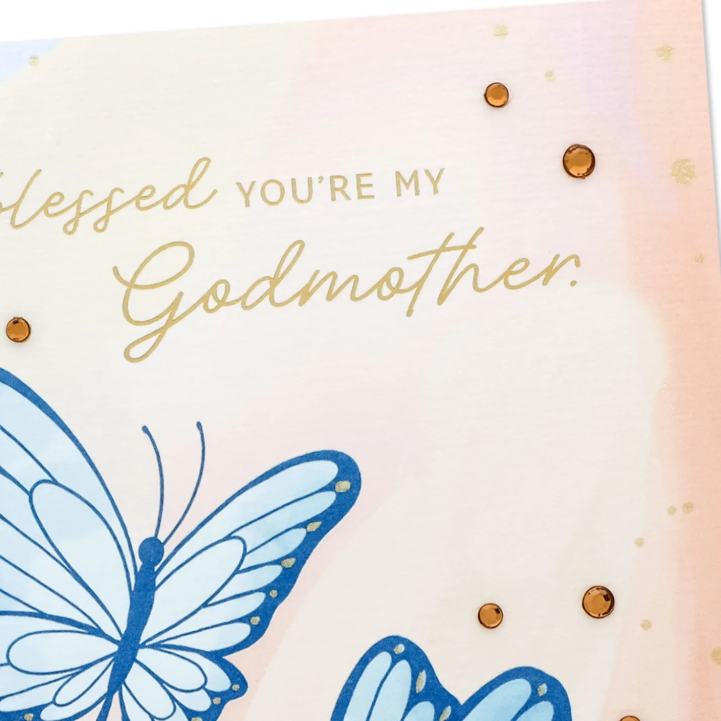 So Blessed By You Birthday Card for Godmother