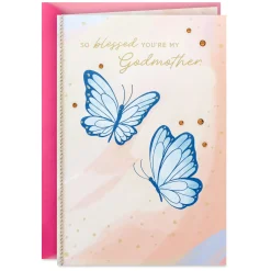 So Blessed By You Birthday Card for Godmother