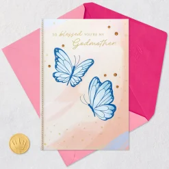 So Blessed By You Birthday Card for Godmother