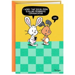 Social Media Likes Funny Birthday Card