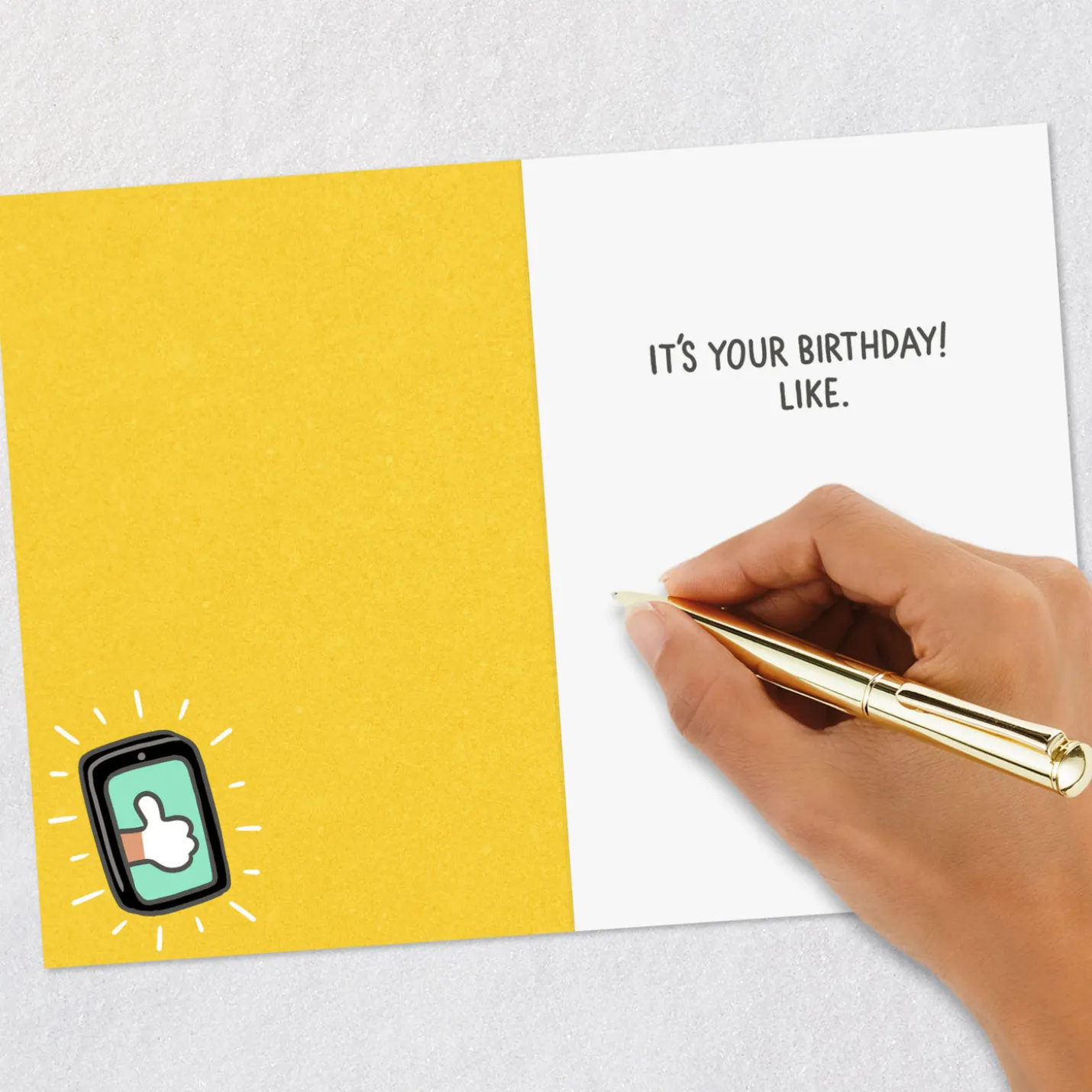 Social Media Likes Funny Birthday Card