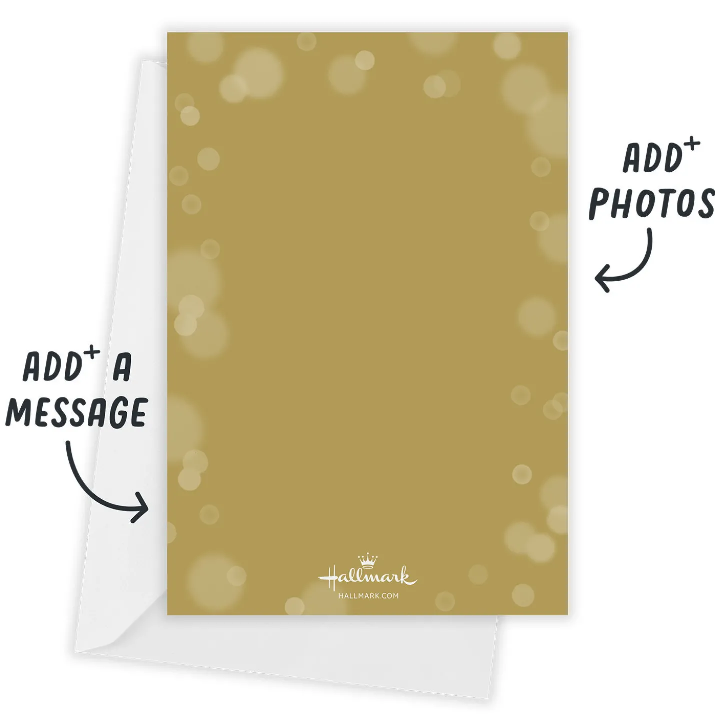 Soft Bubbles Flat Christmas Photo Card