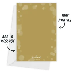Soft Bubbles Flat Holiday Photo Card