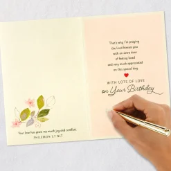 So Glad You're My Mom Religious Birthday Card for Mother