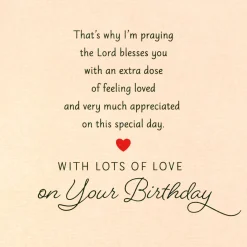 So Glad You're My Mom Religious Birthday Card for Mother
