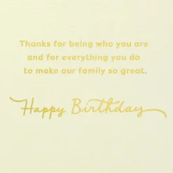 So Grateful for You Birthday Card for Dad
